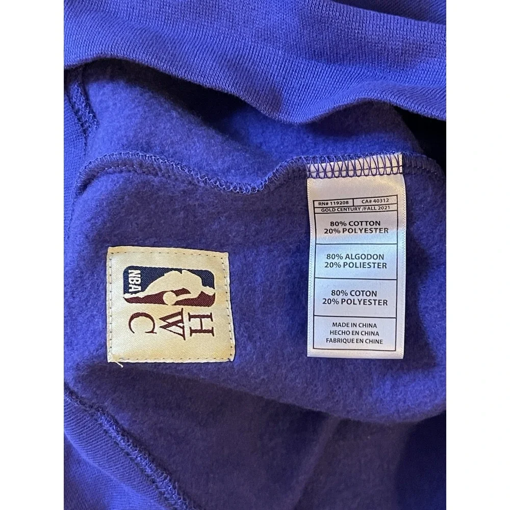 Men's 3XL NWT Phoenix Suns Mitchell & Ness Colorblock Fleece Pullover‎ Hoodie